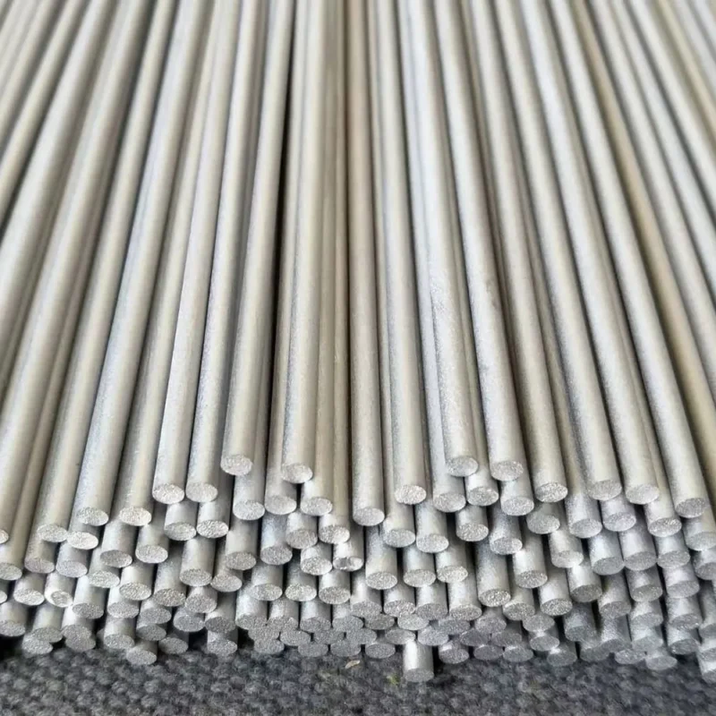 Titanium straight wire