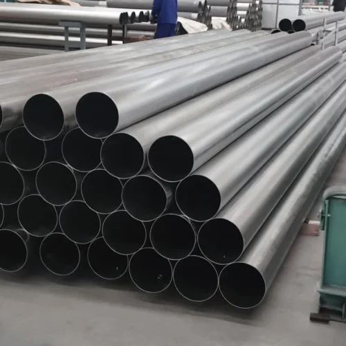 Titanium welded pipes